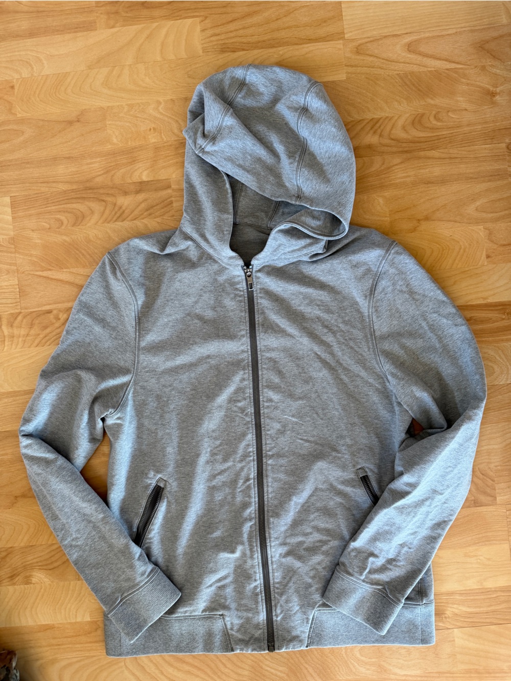 lululemon athletica Light Grey Full-Zip Hoodie